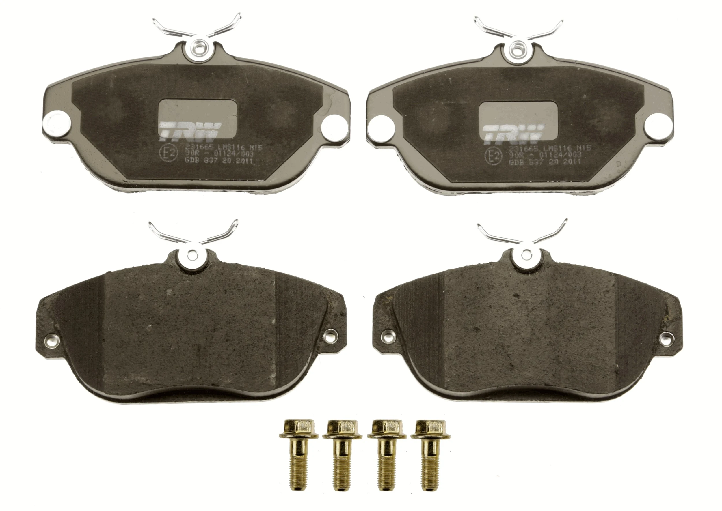 Set placute frana