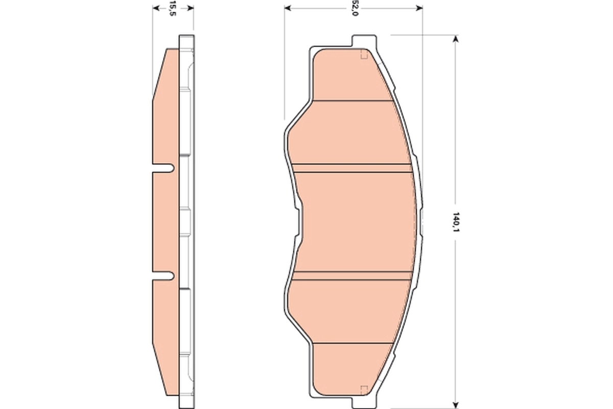 Set placute frana