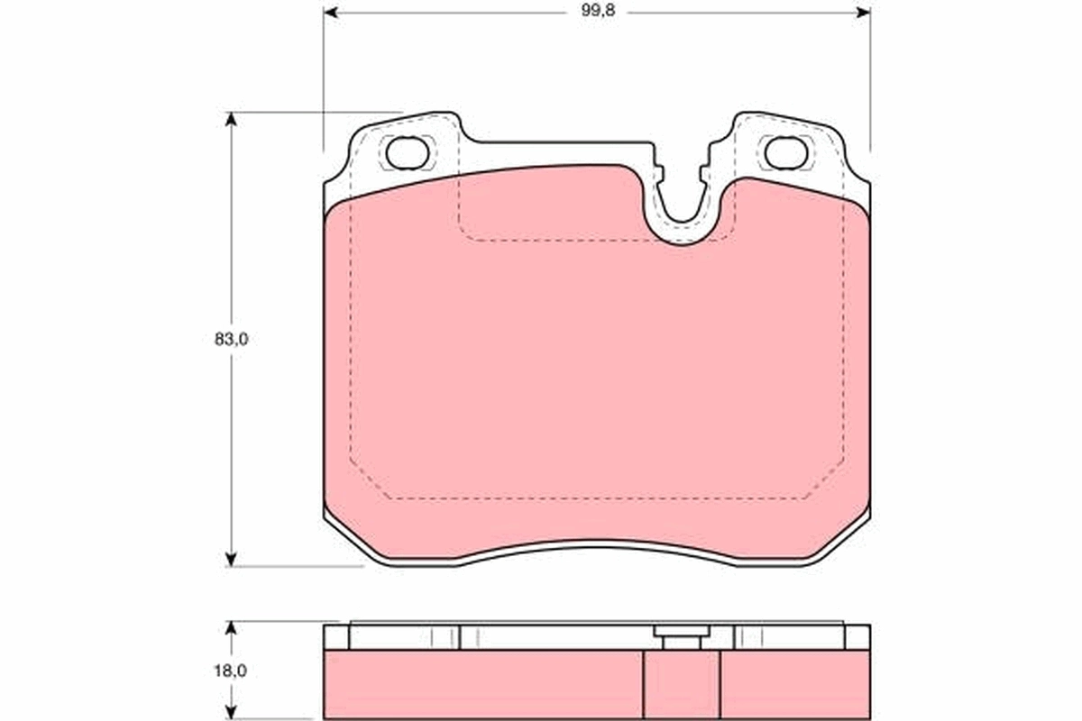 Set placute frana