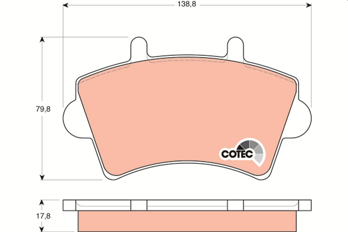 Set placute frana