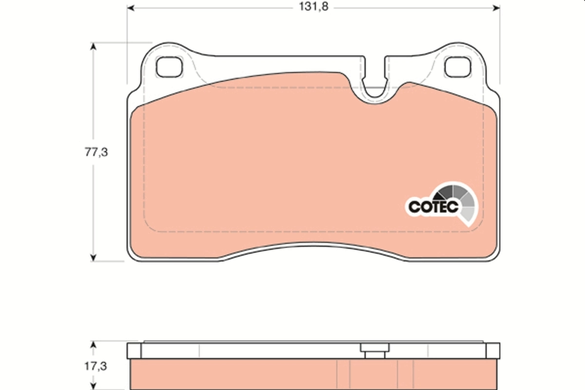 Set placute frana