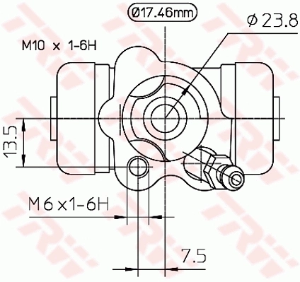 Cilindru receptor frana