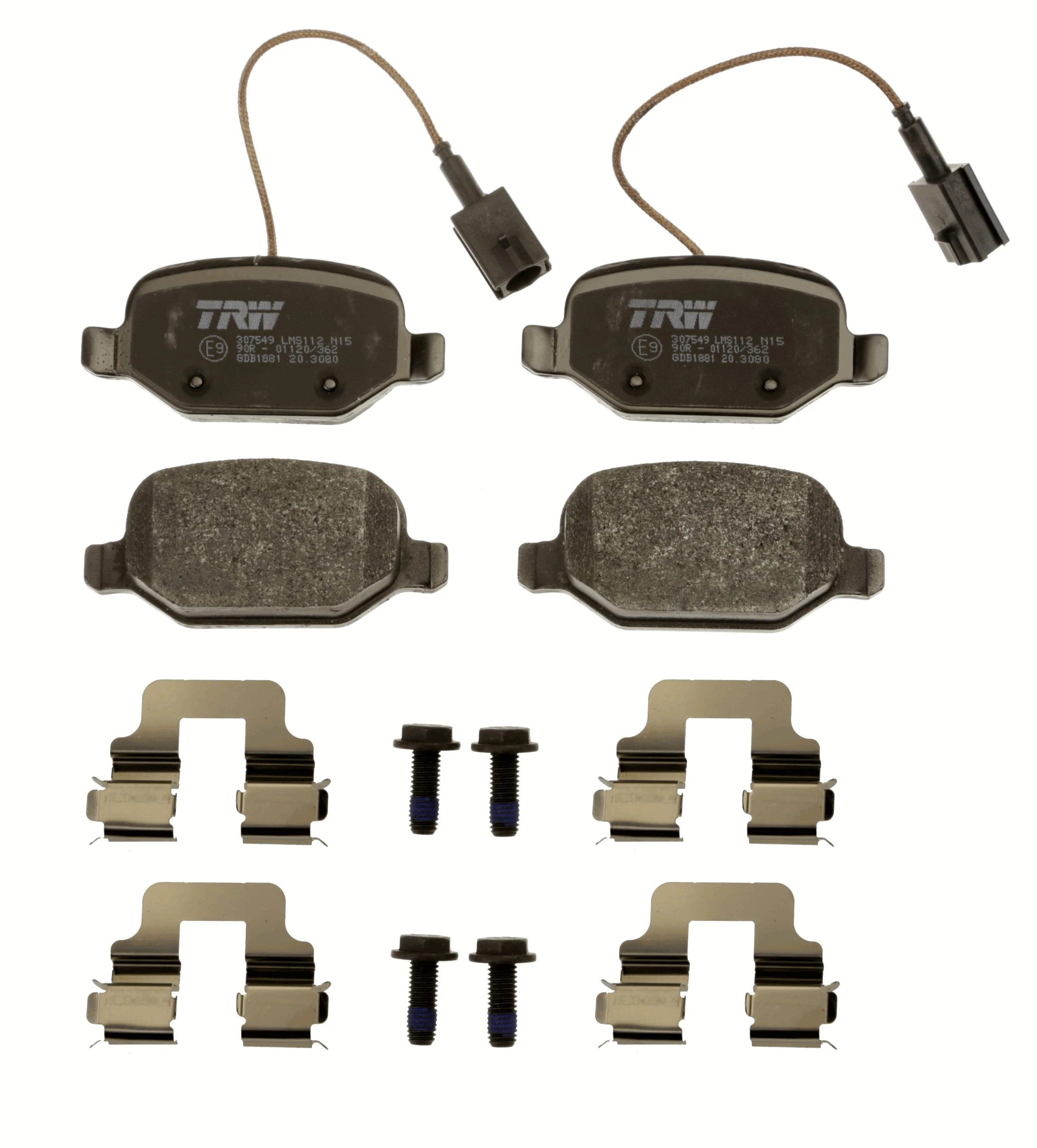 Set placute frana