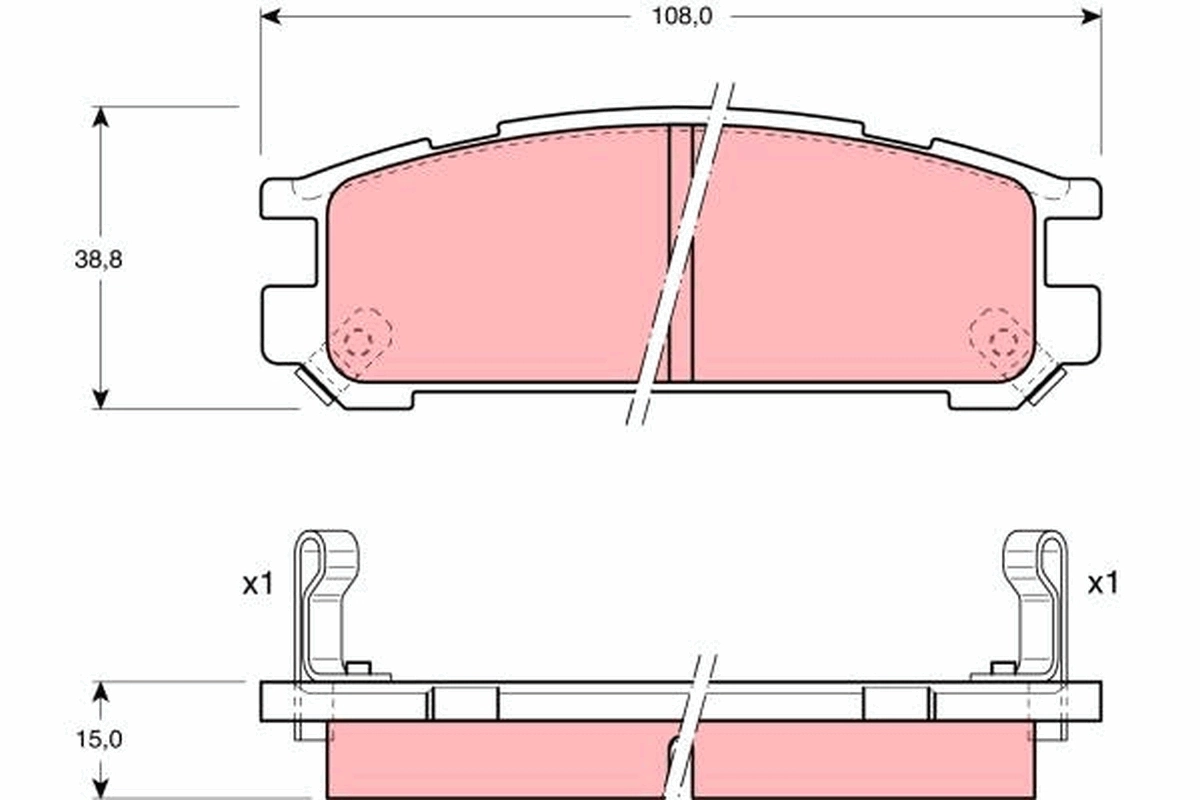 Set placute frana