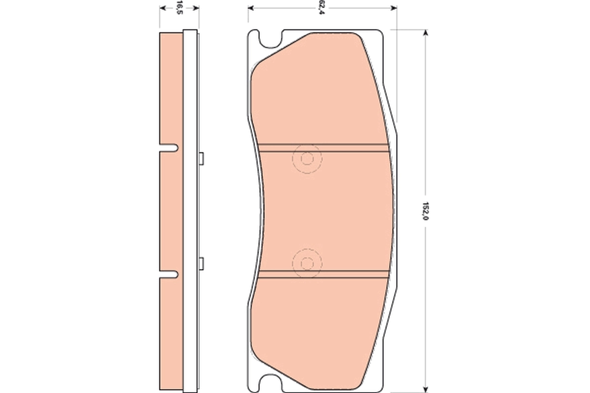 Set placute frana