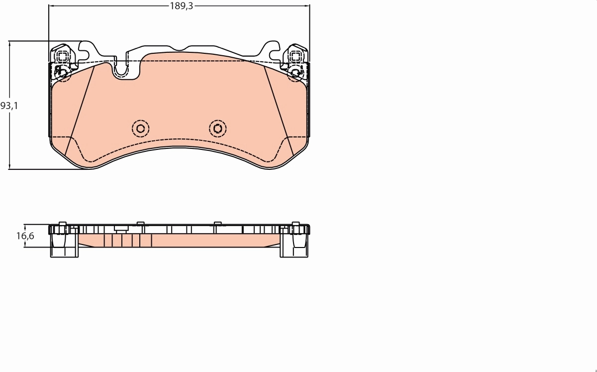 Set placute frana