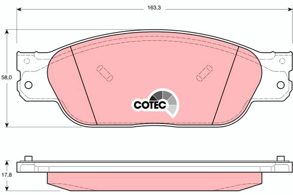Set placute frana
