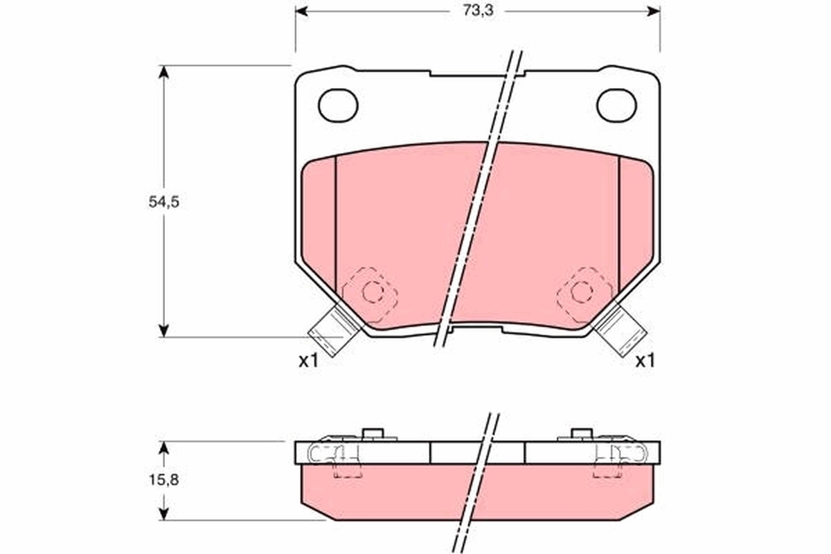 Set placute frana