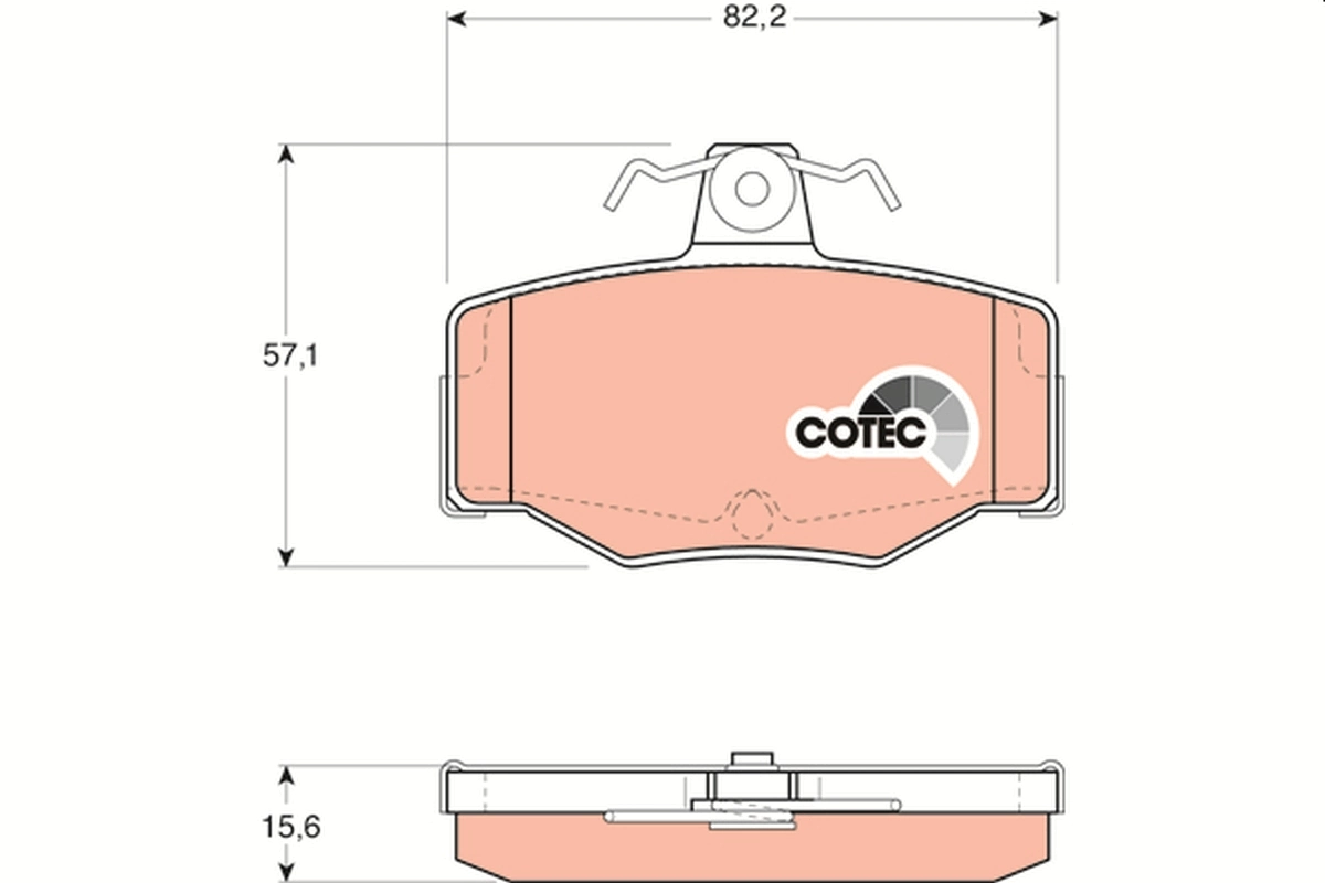 Set placute frana