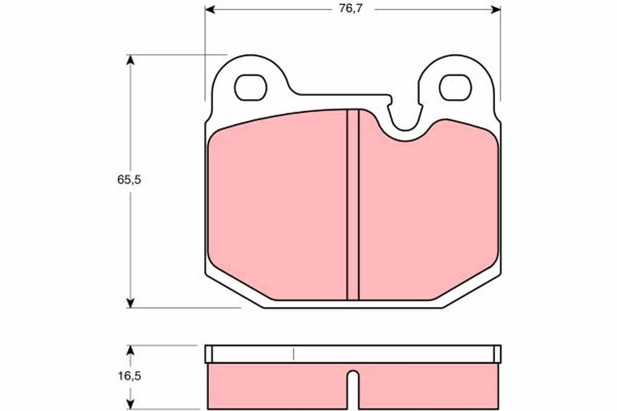 Set placute frana