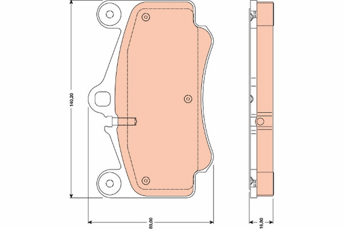 Set placute frana