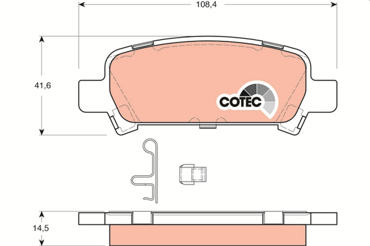 Set placute frana