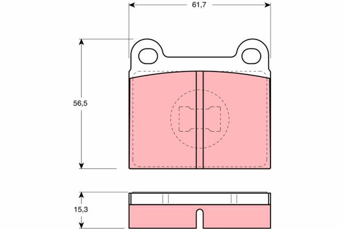 Set placute frana