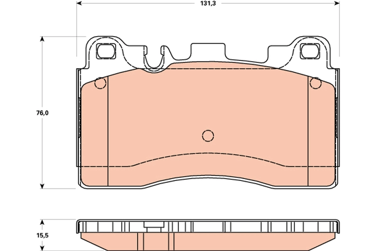 Set placute frana