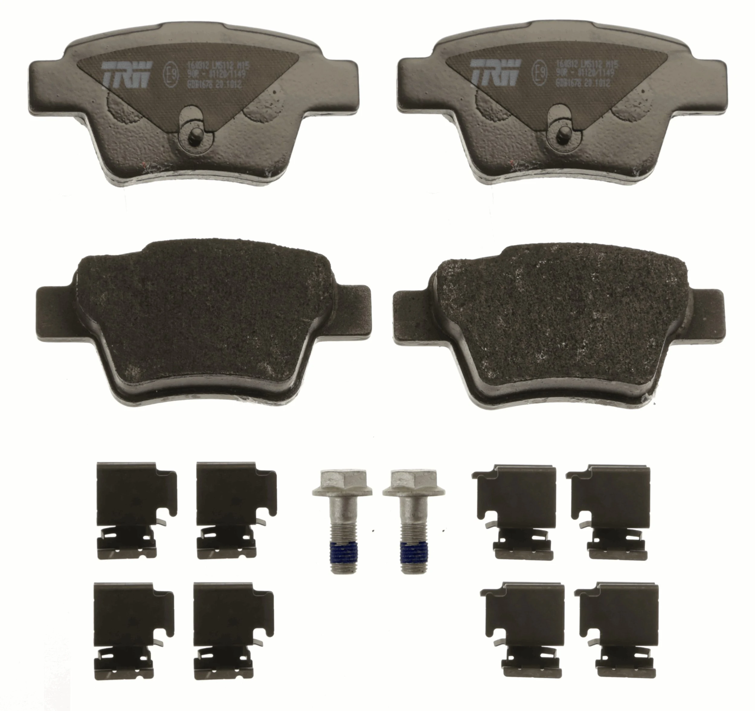 Set placute frana