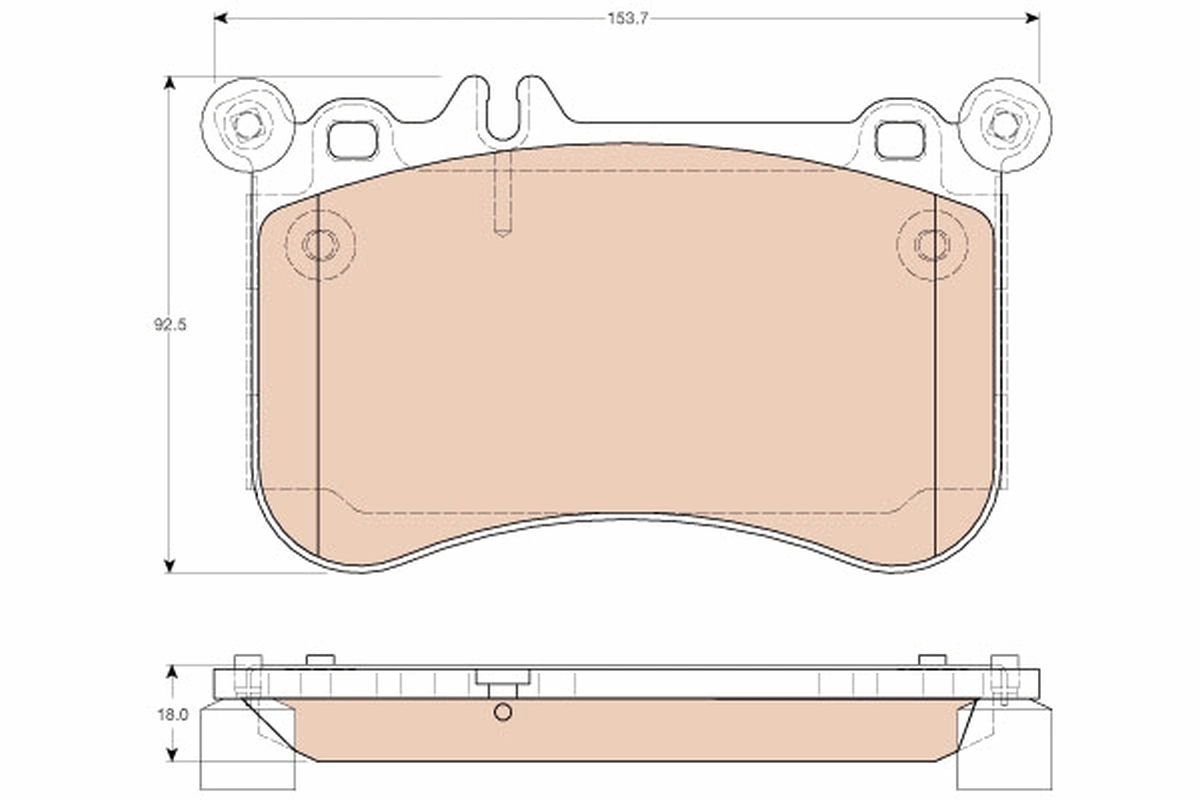 Set placute frana