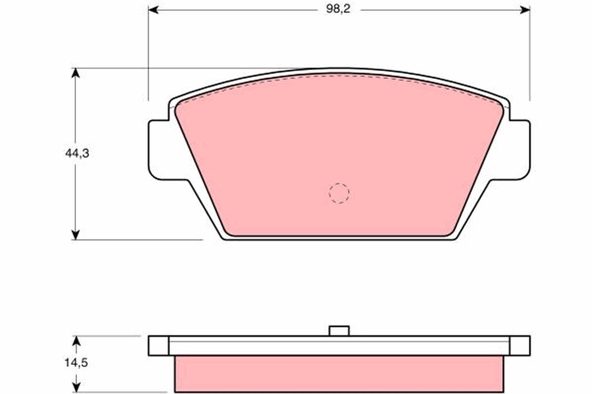 Set placute frana