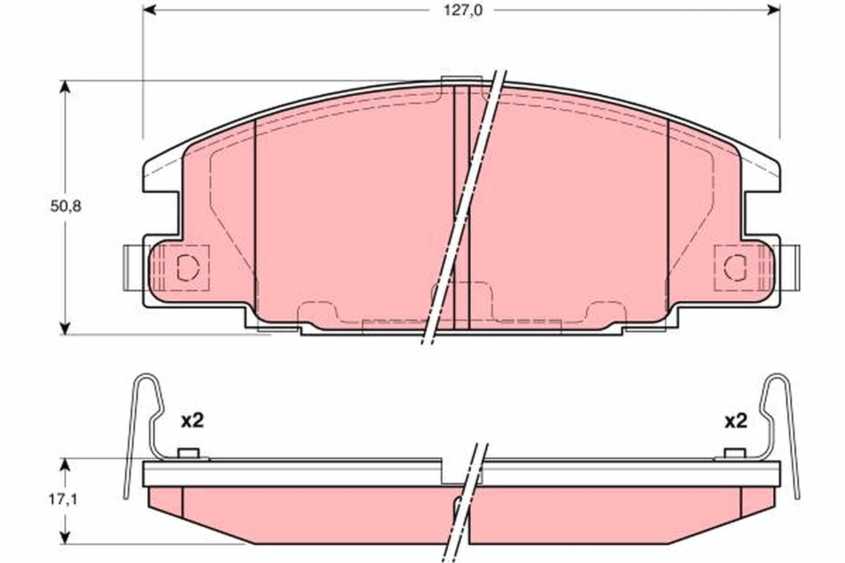 Set placute frana