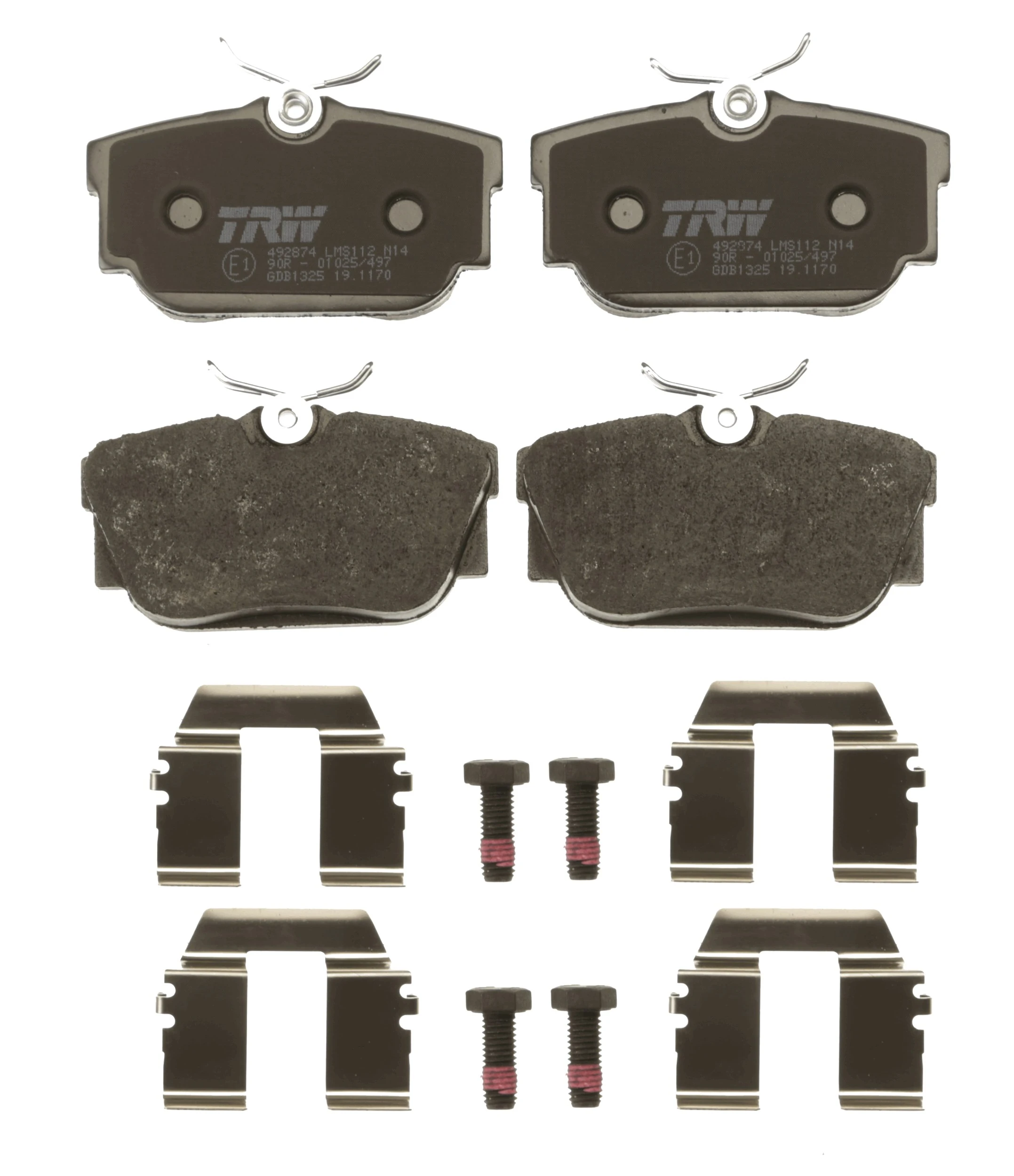 Set placute frana