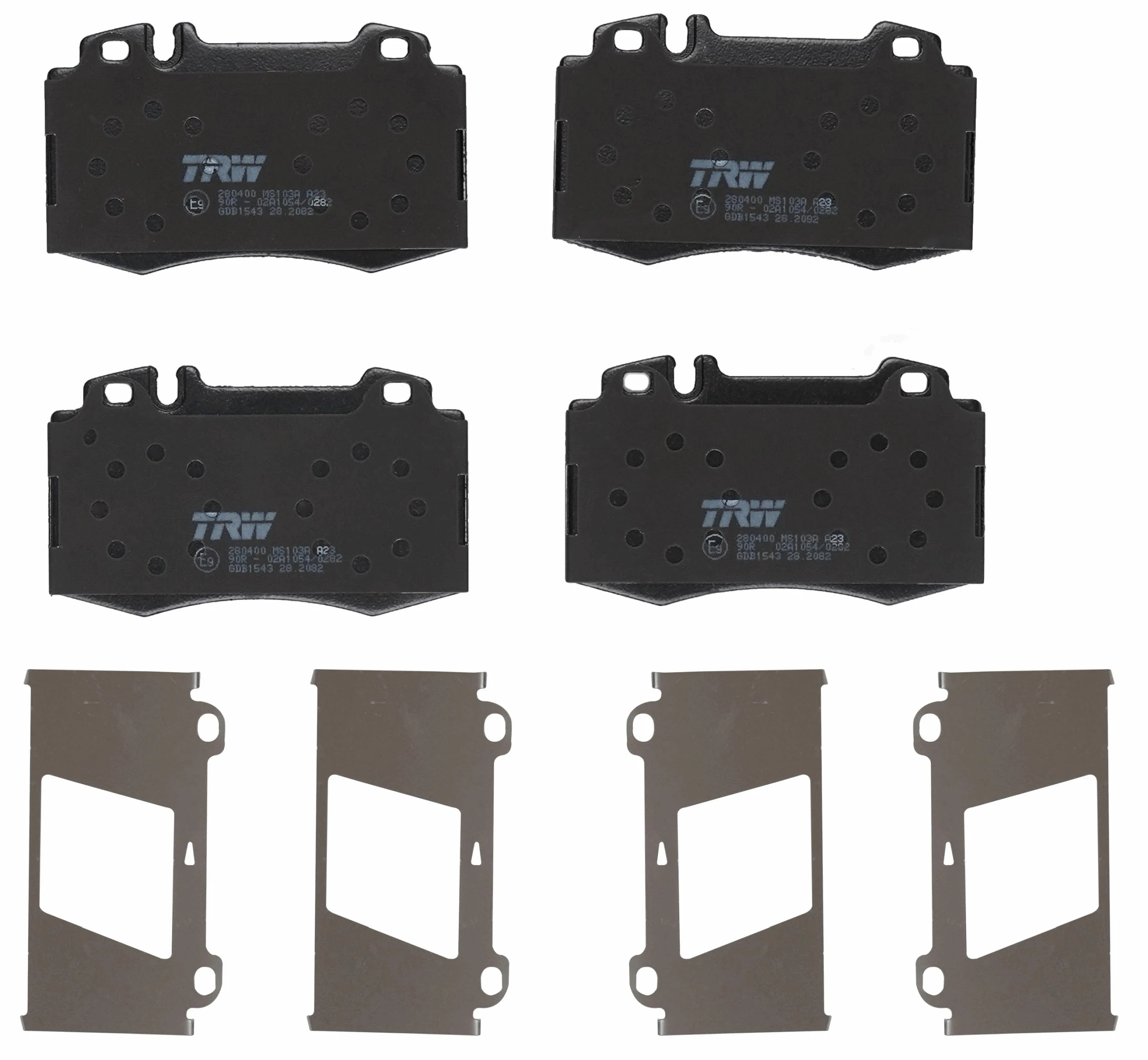 Set placute frana