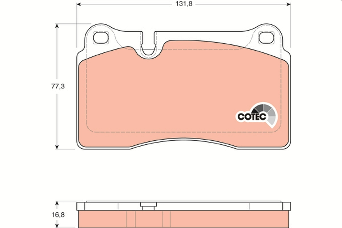 Set placute frana