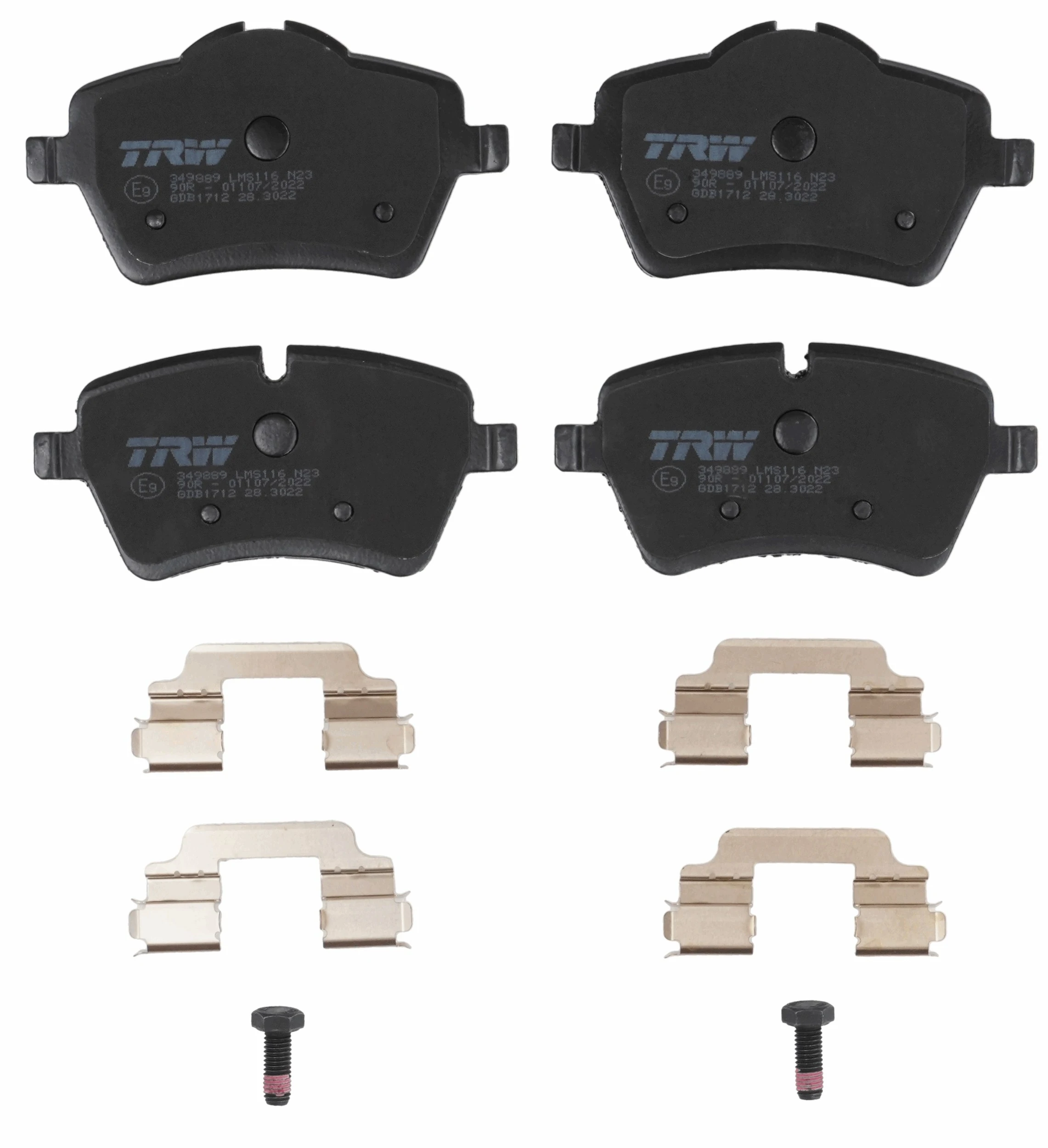 Set placute frana