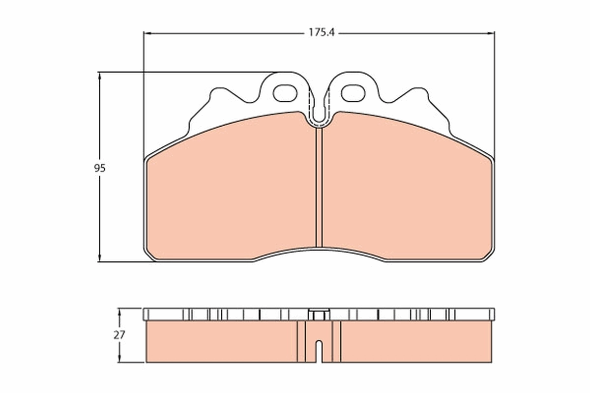Set placute frana