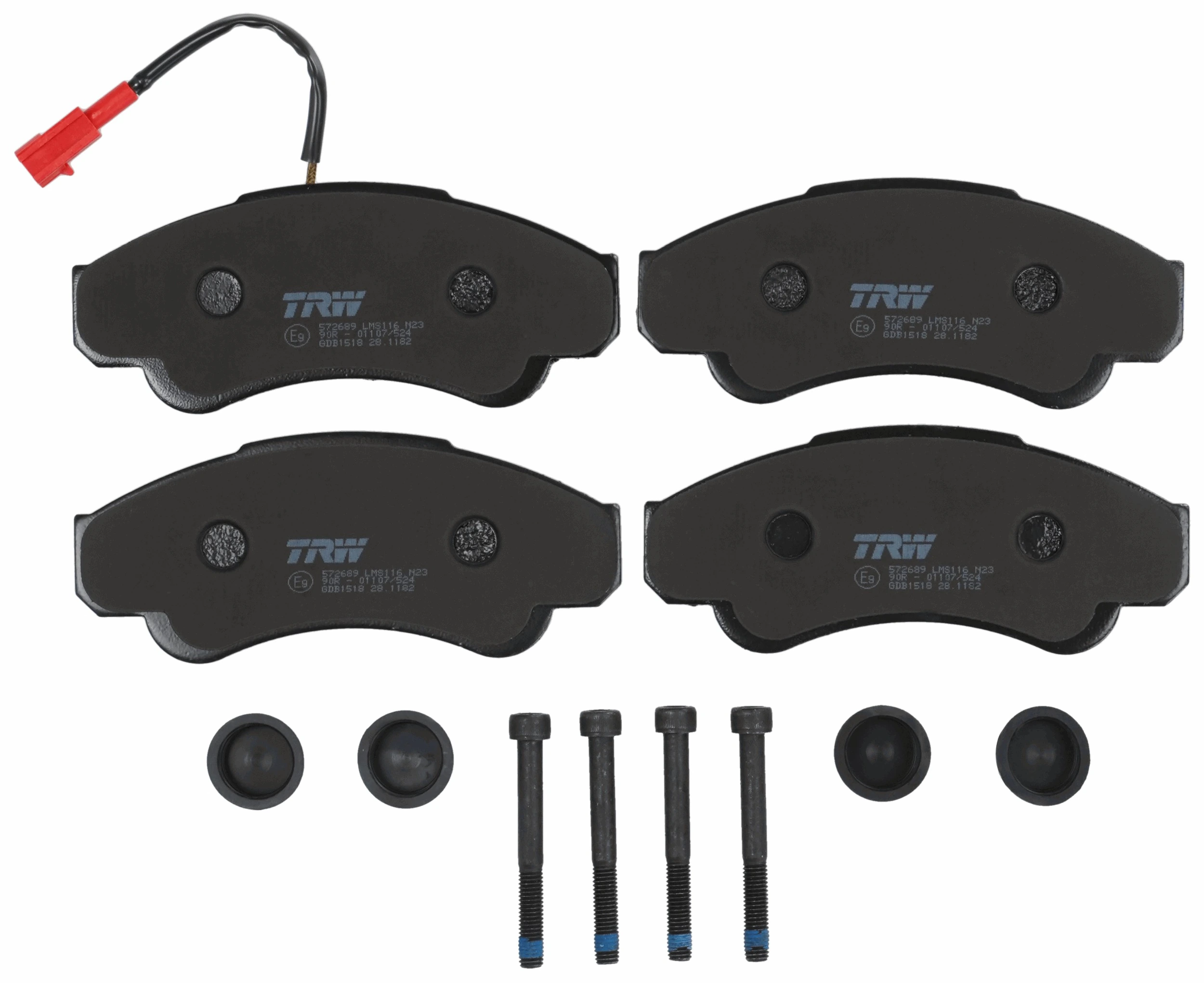 Set placute frana