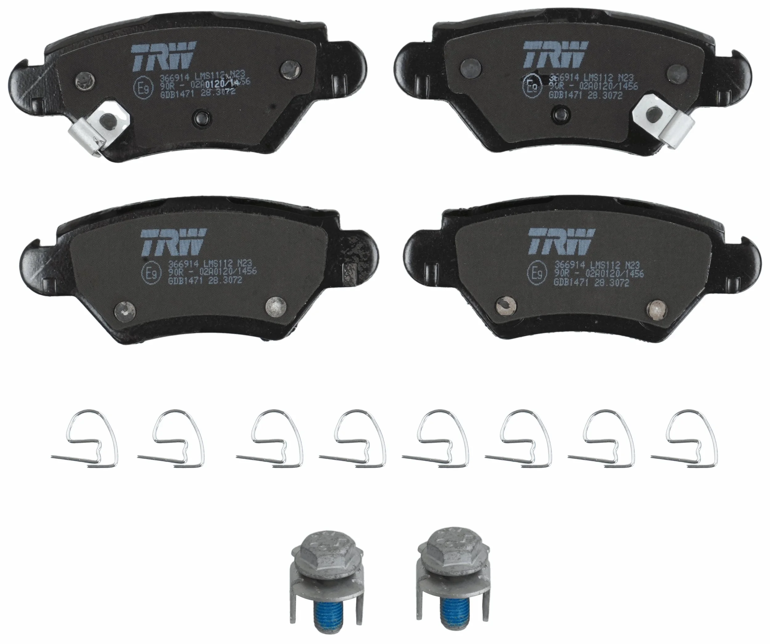 Set placute frana