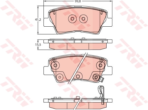 Set placute frana