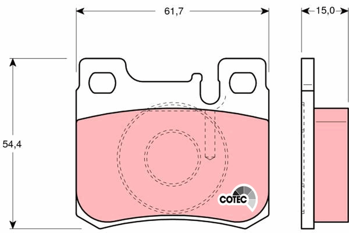 Set placute frana