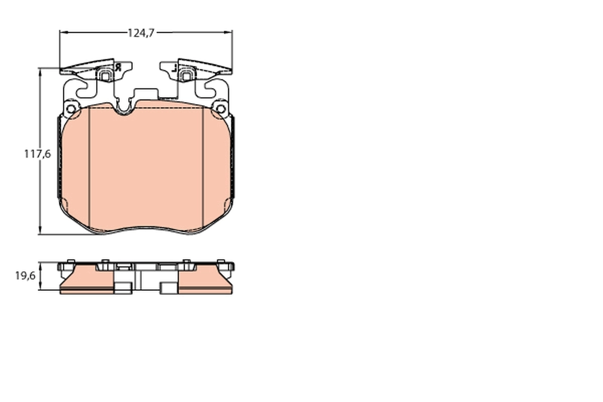Set placute frana