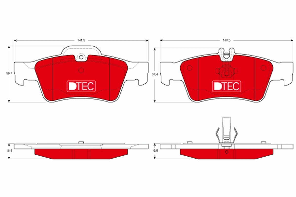 Set placute frana
