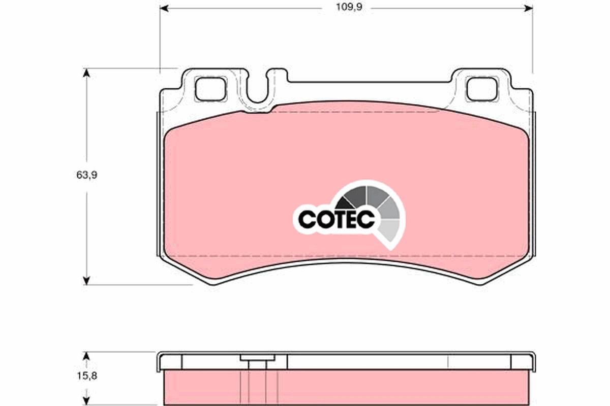 Set placute frana