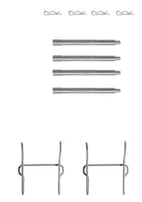 Set accesorii placute frana