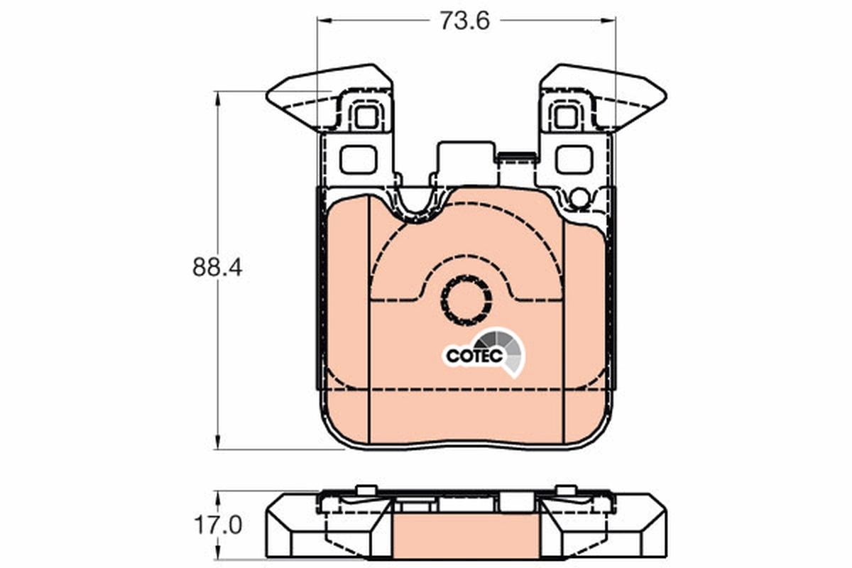 Set placute frana
