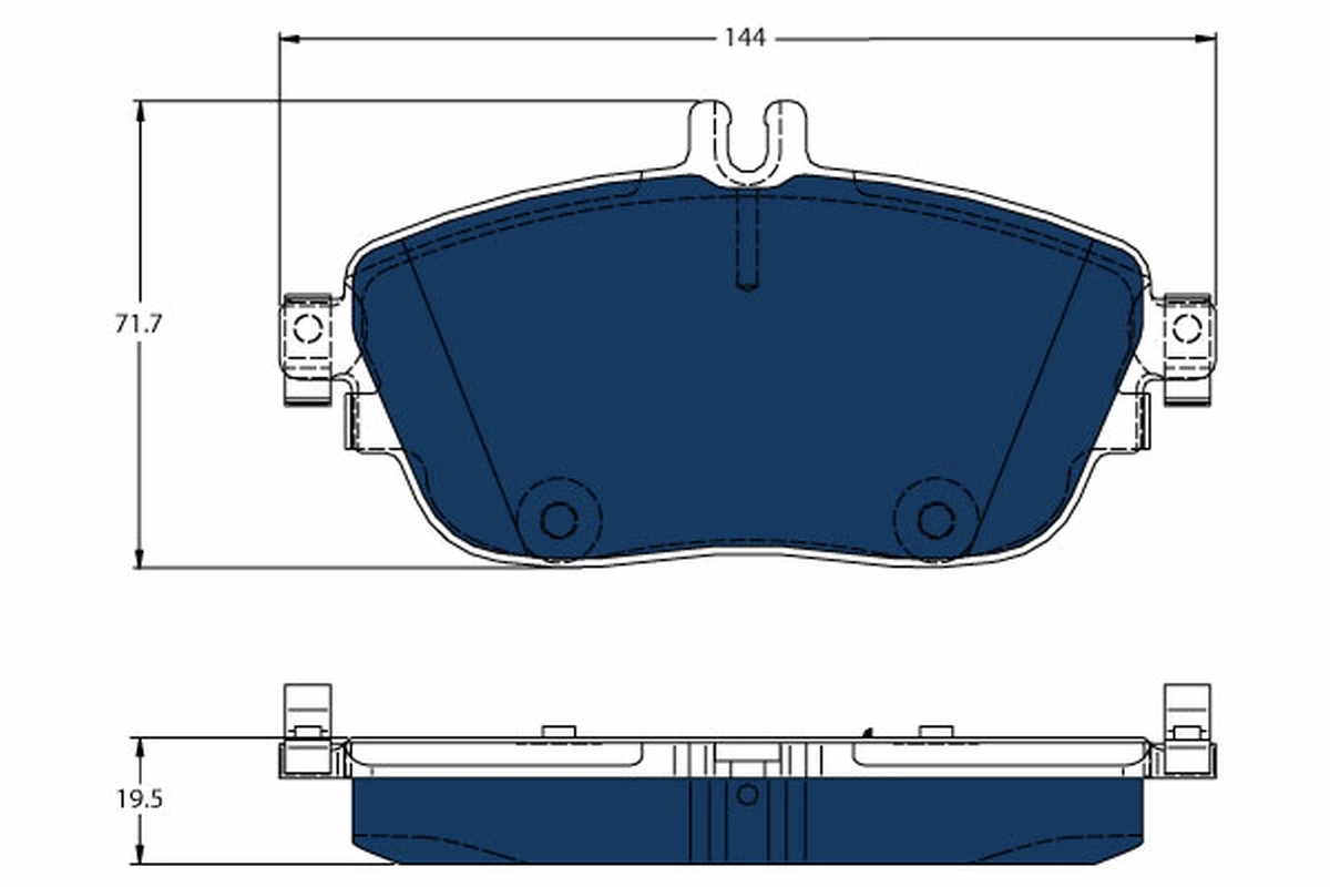 Set placute frana