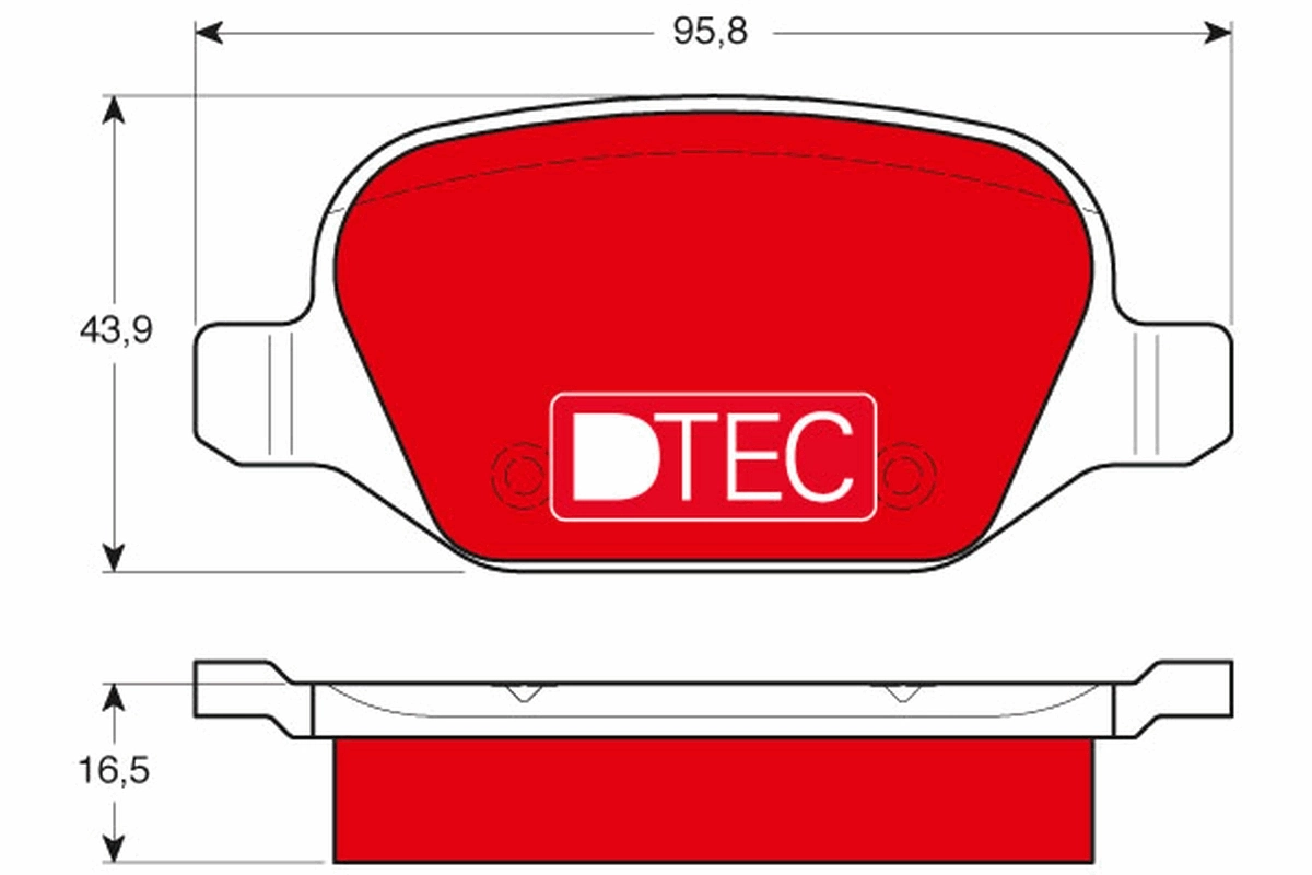 Set placute frana