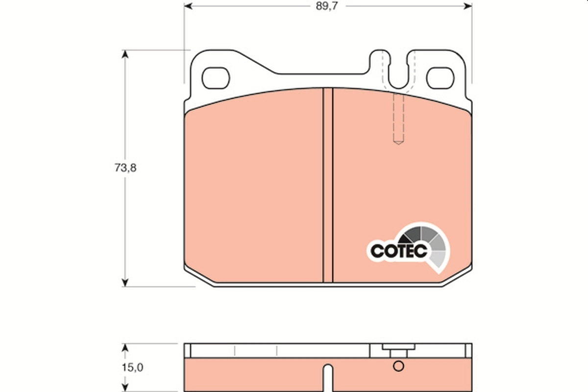 Set placute frana