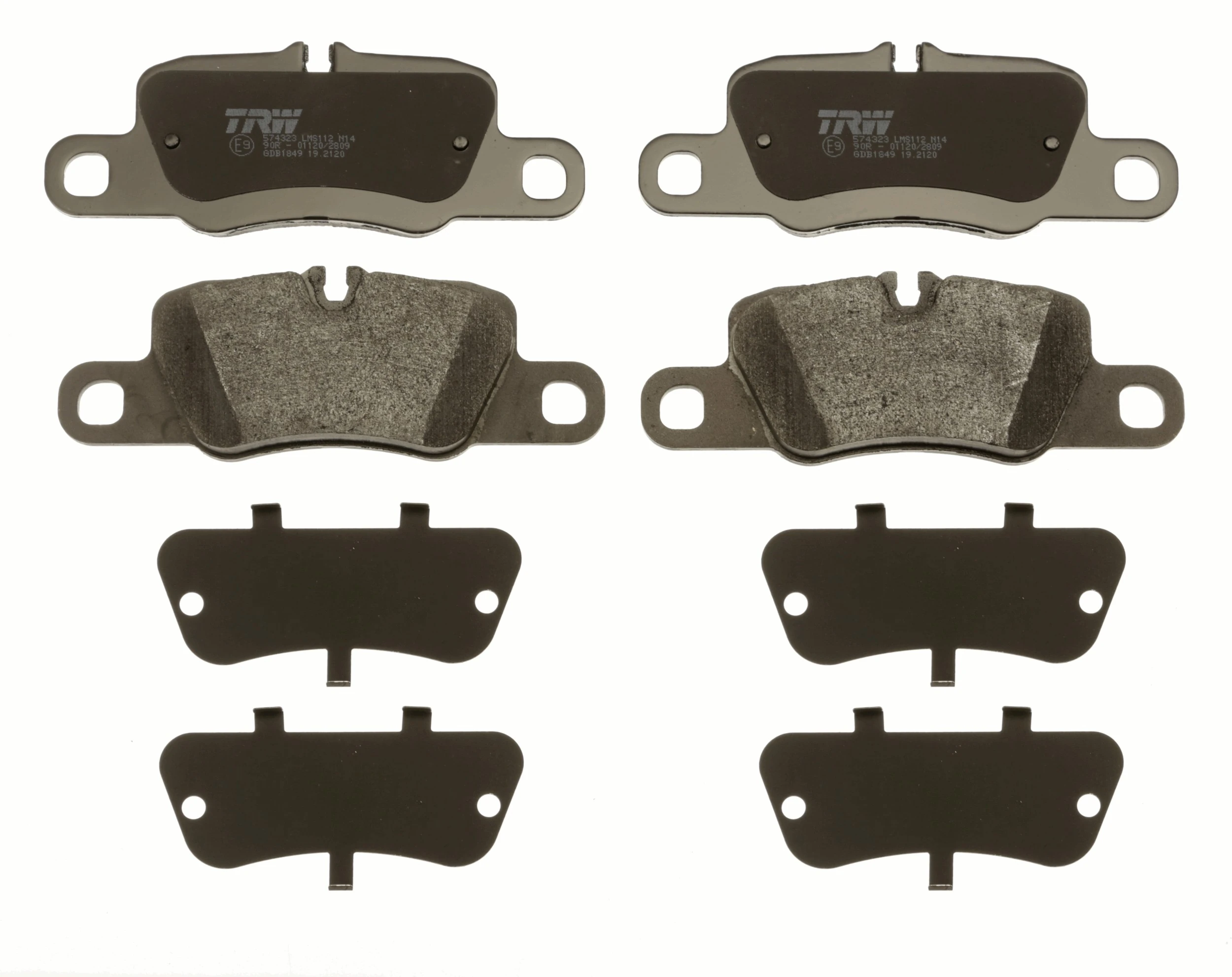Set placute frana