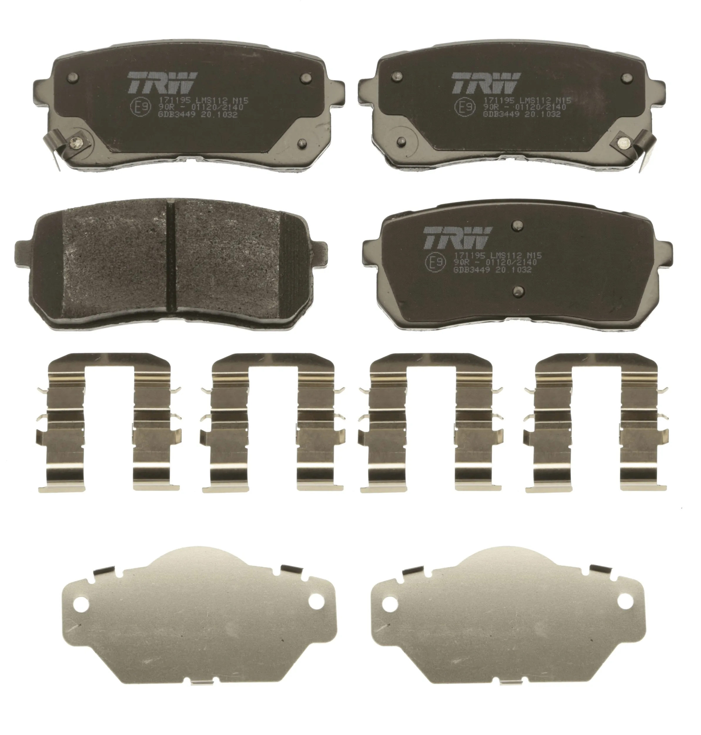 Set placute frana