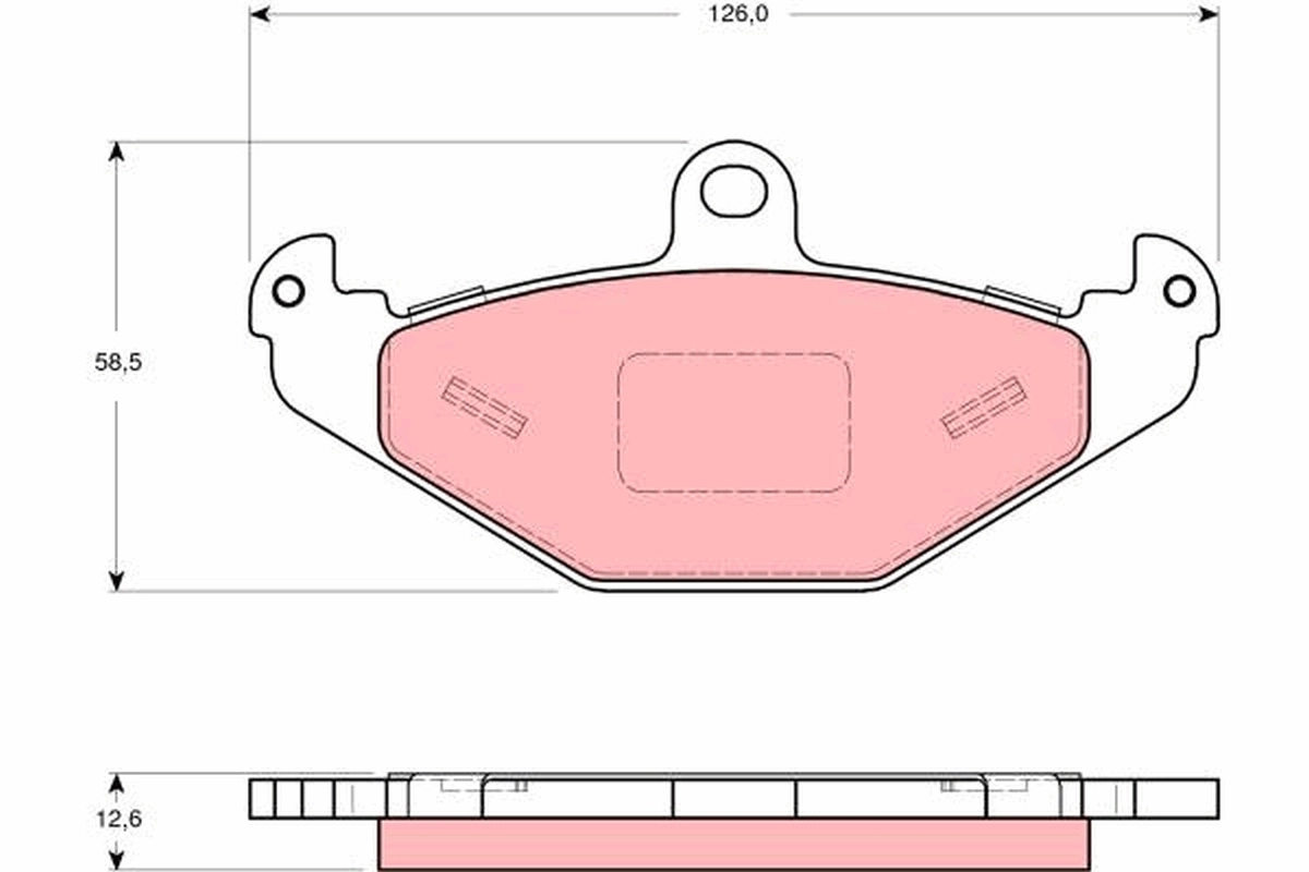 Set placute frana