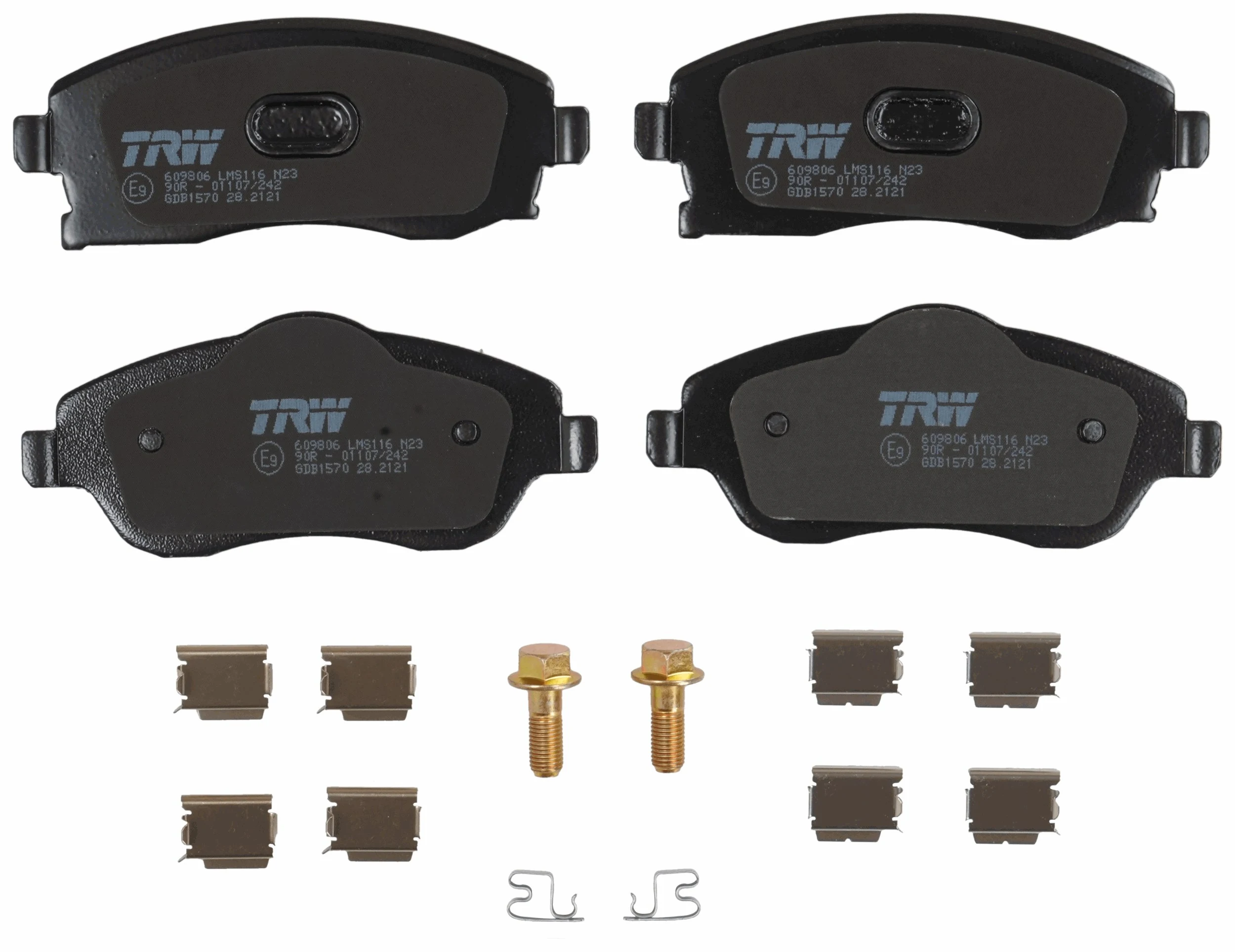 Set placute frana