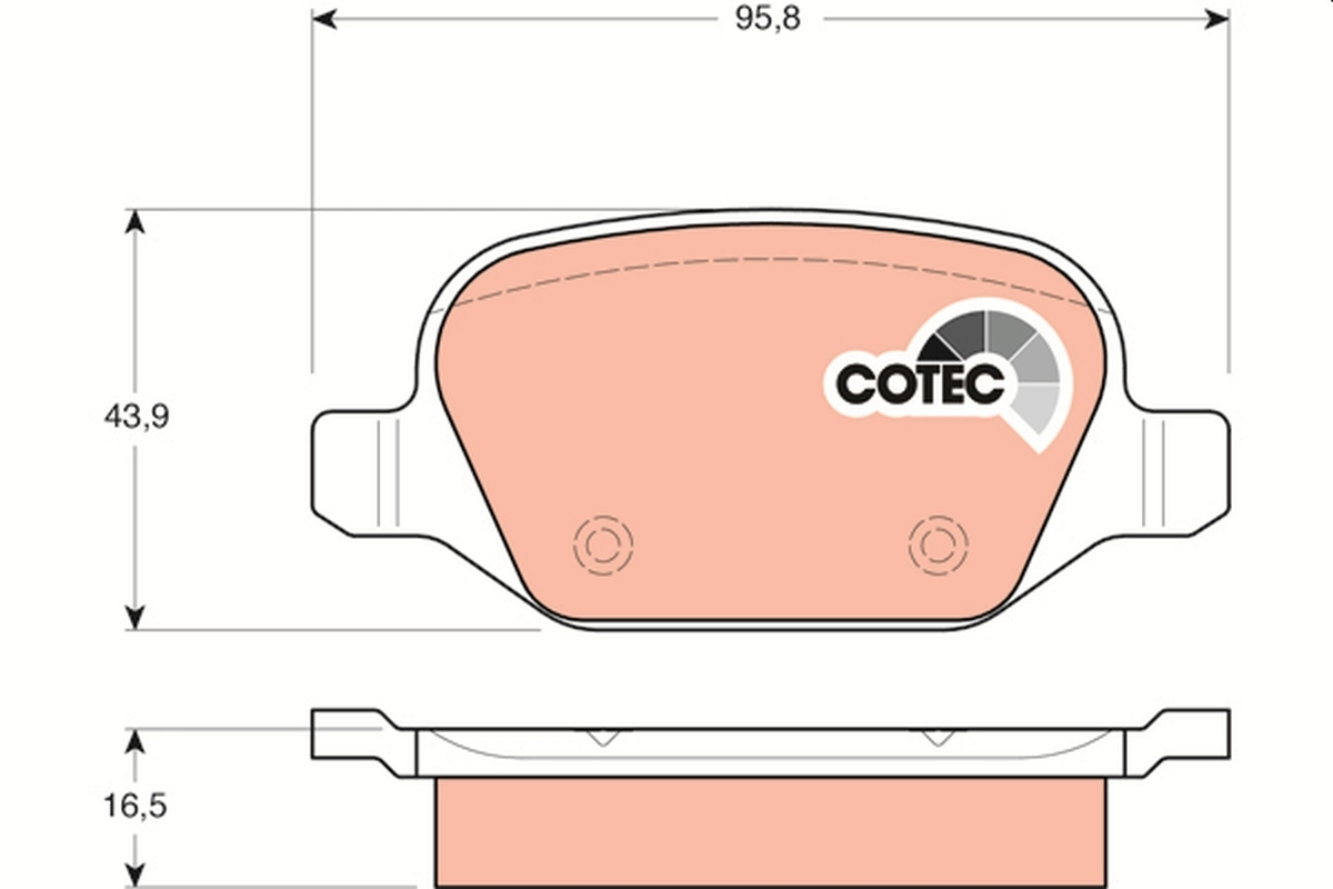 Set placute frana