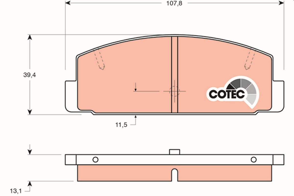 Set placute frana