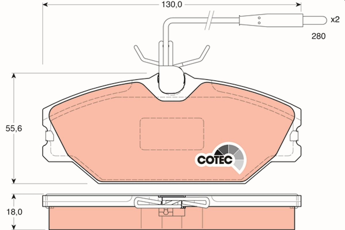 Set placute frana