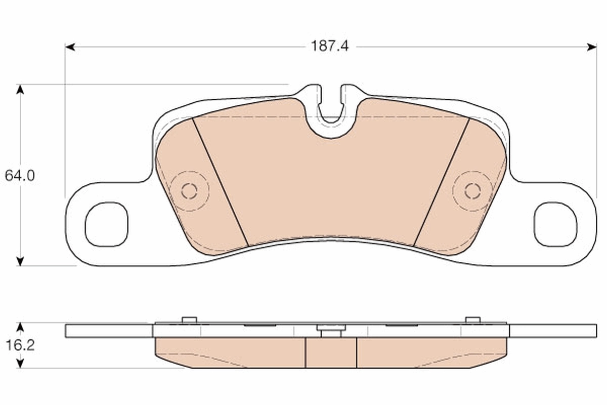Set placute frana