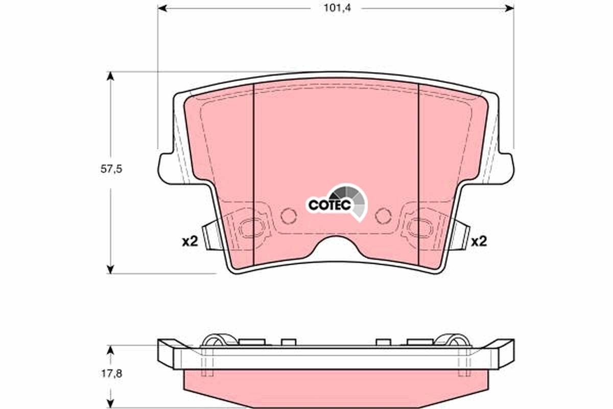 Set placute frana