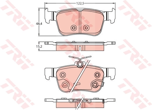 Set placute frana