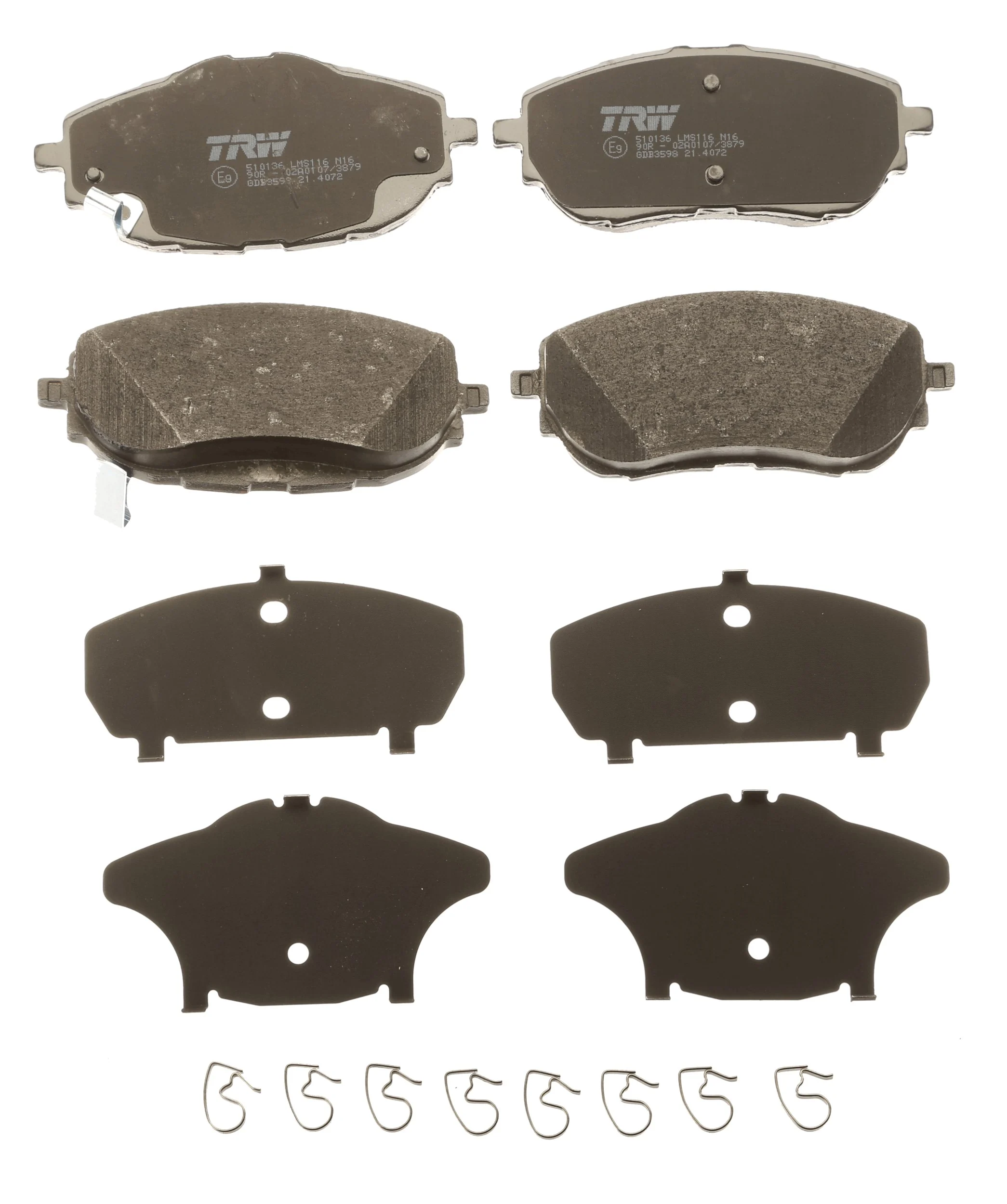 Set placute frana
